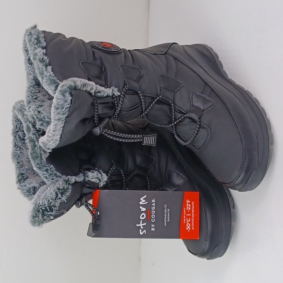 STORM Rugged-Terrain Fur-Lined Insulated Cool Moto-Vibe Tough-Weather Bo… - Picture 1 of 15